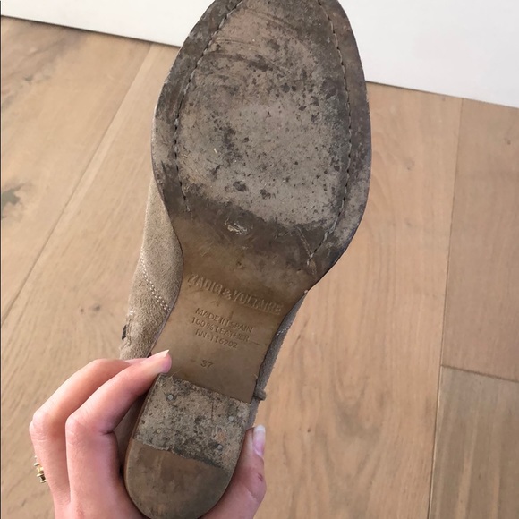 Zadig & Voltaire Molly suede ankle boots - Picture 7 of 7